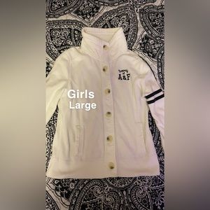 Girls White Sweater